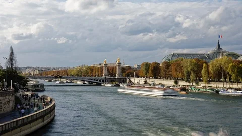 Bridge Alexandre 3 Paris Stock Footage 119581133