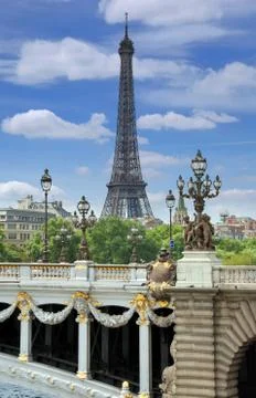 Bridge alexandre iii. 스톡 사진