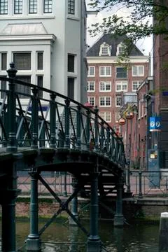 Bridge in Amsterdam Stock Photos