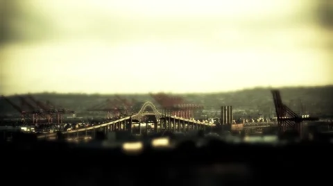 Bridge and Clouds 動画素材 3509541