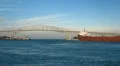 Bridge and Freighter Timelapse HD Footage