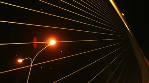 Bridge and Lanterns 스톡 동영상 8980485