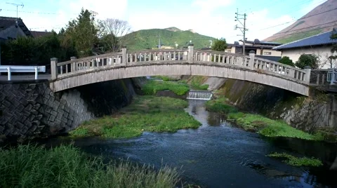 Bridge and river Stock Footage 58489736