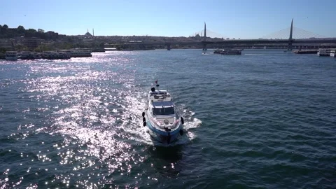 Bridge and Ship: Captivating Maritime Moment Stock Footage 247909150