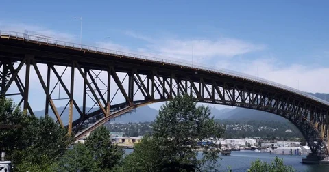 Bridge and Sky Stock Footage 69990559
