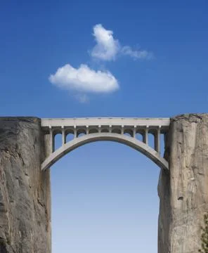 Bridge and sky Fotos Stock