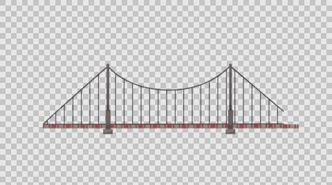 Bridge Animation Visual Stock Footage 56724911