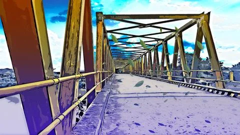 Bridge anime Stock Photos