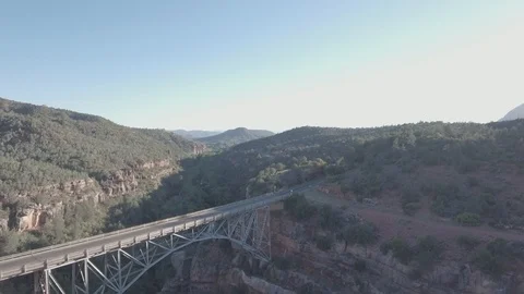 Bridge approach Stock Footage 96548098