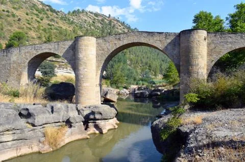 Bridge of architectural interest Stock Photos