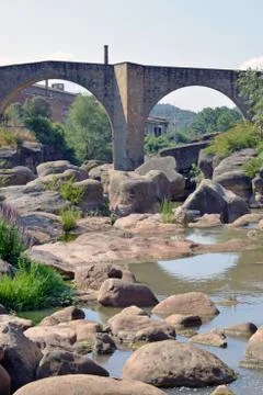 Bridge of architectural interest Stock Photos