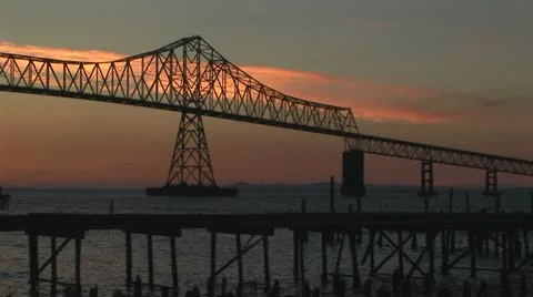 BRIDGE ASTORIA OR Stock Footage 21831217