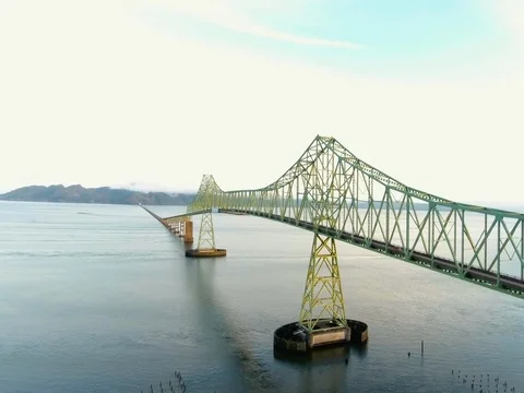 Bridge in Astoria, Oregon - 02 Stock Footage 80667898