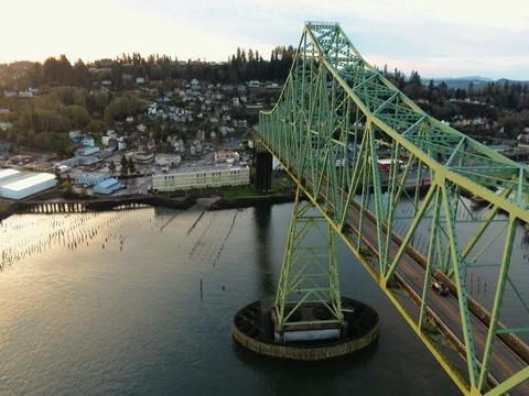 Bridge in Astoria, Oregon - 04 Stock Footage 80666759