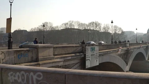 Bridge Austerlitz In Paris Stock Footage 113763362