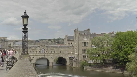A bridge in Bath Video stock 250224785