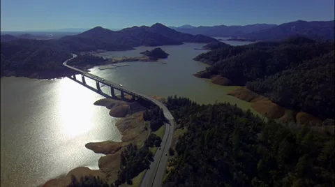 Bridge Bay Mountain Stock-Footage 46461295