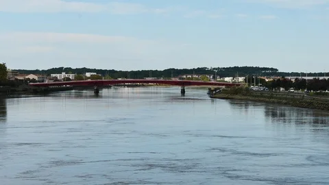 Bridge in Bayonne. Stock Footage 97148723