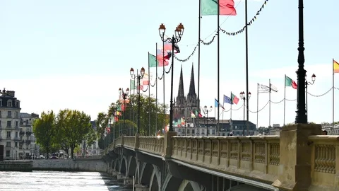 Bridge in Bayonne. Stock Footage 97149688