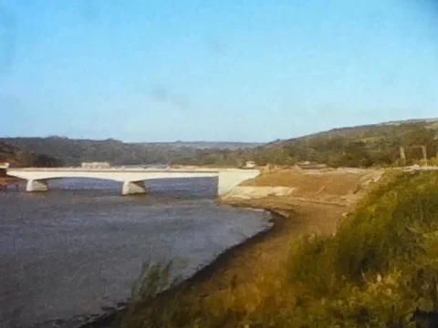 Bridge being built 1962 스톡 동영상 85270040