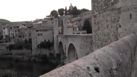 Bridge of Besalu 2 Stock Footage 169858533