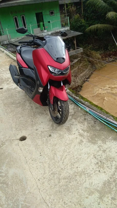 Bridge between villages Stock Footage 218354783