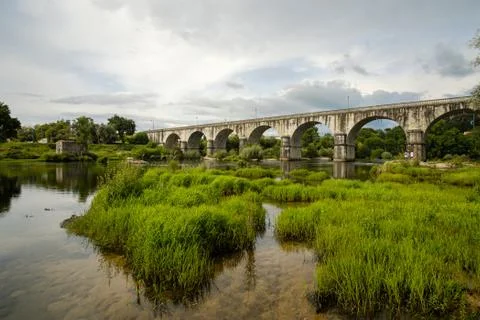 Bridge of Bico, Braga Stock Photos
