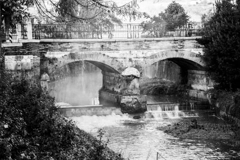 The bridge in bnw Stock Photos
