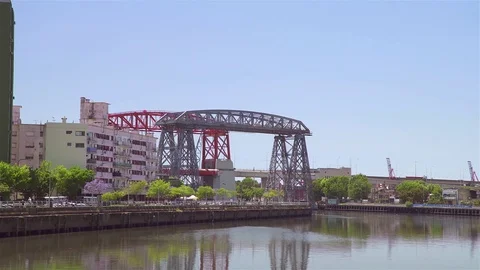 Bridge at Boca in Buenos Aires Stock-Footage 71225625