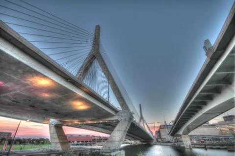Bridge to Boston Stockfoto's