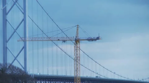 Bridge Building in Edinburgh (2) Stock Footage 150162545
