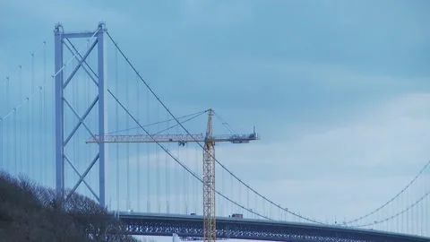 Bridge Building in Edinburgh (3) Stock Footage 150162531
