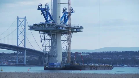 Bridge Building in Edinburgh (4) Stock Footage 150162587