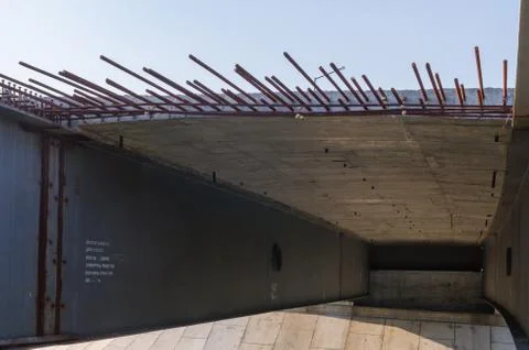 Bridge building Stock Photos