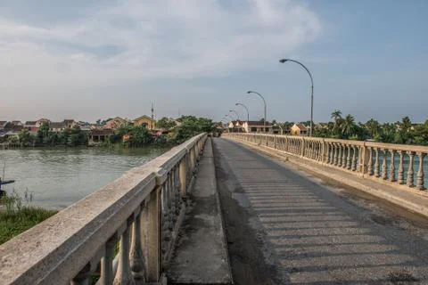 Bridge on Cai River Stock Photos