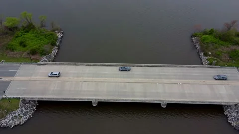 Bridge with car traffic (2) Video stock 237945328