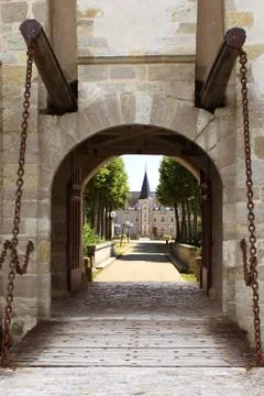 Bridge castle Stock Photos