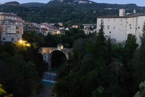 Bridge of Cecco Angiolieri Stock Photos