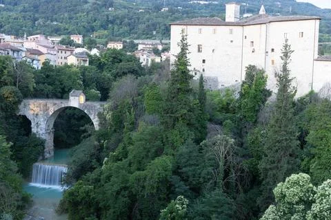 Bridge of Cecco Angiolieri Stock Photos