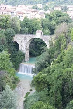 Bridge of Cecco Angiolieri Stock Photos
