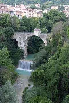 Bridge of Cecco Angiolieri Stock Photos