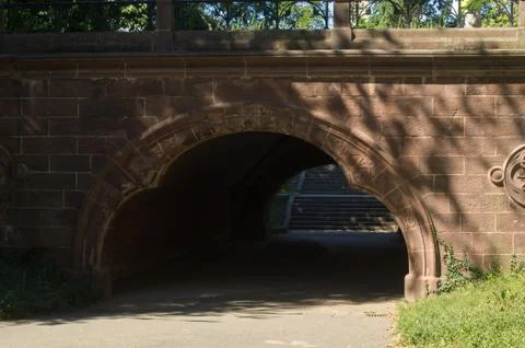 Bridge in Central Park Stock Photos