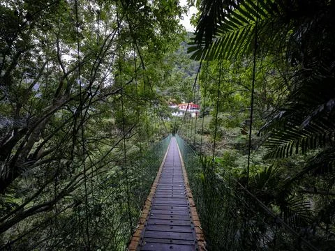 Bridge at Changchun Temple Stock Photos