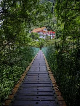 Bridge at Changchun Temple Stock Photos