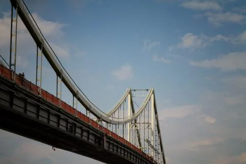 The bridge in the city Stock Photos
