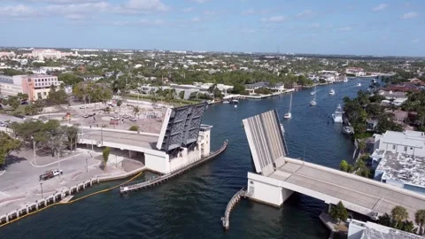 Bridge Closing, Boca Raton FL -pt1 Stock Footage 290839281