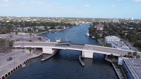 Bridge Closing, Boca Raton FL -pt2 Stock Footage 290839331