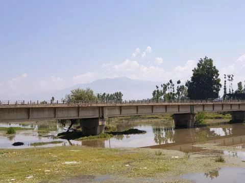 Bridge is the common name for bridges constructed in Jammu and Kashmir. A str Stock Photos