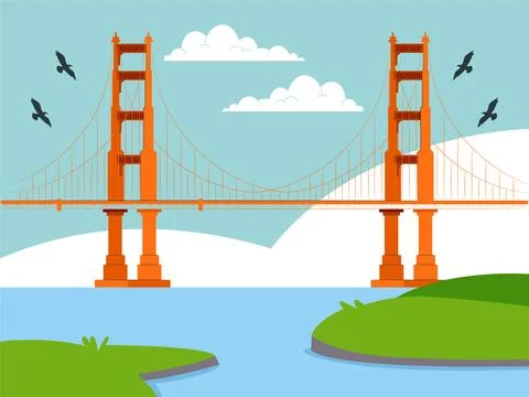 Bridge Concept Illustration Stock Illustration