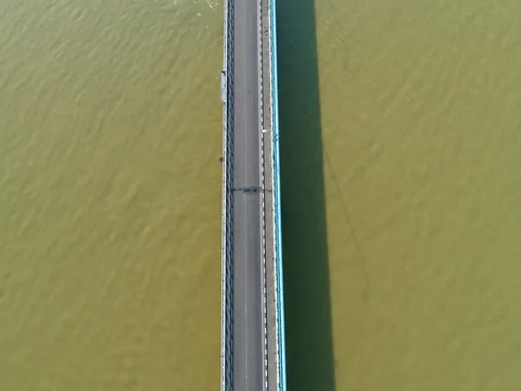 A bridge connecting between island and mainland. Video stock 80282535